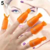 Professional Reusable Plastic Gel Polish Soak Off Remover Wrap Clip Cap - ORANGE 10pc -Best Manicure Store 12700o600 57363 62580 76121 19485 15079 72477 75566.1629302377