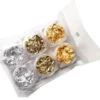 Nail Art Foil Paper Irregular Aluminum Gold Silver - 6pk 2 Nail Art Foil Paper Irregular Aluminum Gold Silver - 6pk -Best Manicure Store 12737 1 600 61999 93358 04483.1629303768