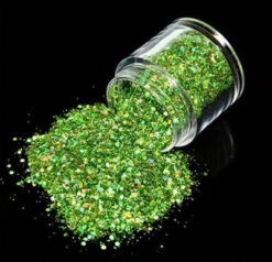 Nail Art Holographic Glitter Laser Shining Powder - Green 10 ML