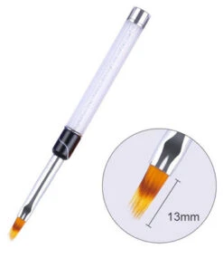 NDi Beauty Professional Clear Rhinestone Handle Ombre Brush