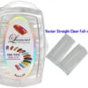 Lamour Vector Straight Clear Full-moon Tips - 100 Ct -Best Manicure Store 14769 C 46763 32677.1629333035