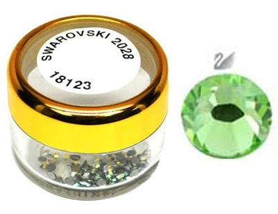 Swarovski 2028 Xilion Hotfix Flat Back SS5 Peridot - 100 Pcs 3 Swarovski 2028 Xilion Hotfix Flat Back SS5 Peridot - 100 Pcs