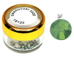 Swarovski 2028 Xilion Hotfix Flat Back SS5 Palace Green Opal - 100 Pcs