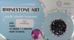 Rhinestone Art Color Amethyst /1440ct