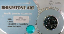 Rhinestone Art Color Blue Zircon /1440ct 5 Rhinestone Art Color Blue Zircon /1440ct -Best Manicure Store 18124 BL 43344 42151 11905 49811 29550 59822 19370.1629300825