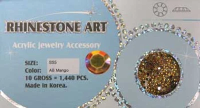 Rhinestone Art AB Color - Mango - 1440ct 4 Rhinestone Art AB Color - Mango - 1440ct - Image 2