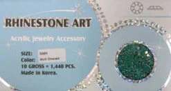 Rhinestone Art Pearl Color - Multi Emerald - 1440ct -Best Manicure Store 18126 Emerald 63948 38297 86708 88391 60911 79639 43945.1629300351
