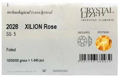 Swarovski 2028 Rhinestones - Topaz (203) 3 Swarovski 2028 Rhinestones - Topaz (203)