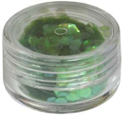 Icy Mylar Hexagonal - Green