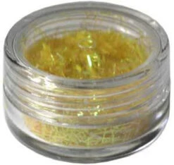 ICE MYLAR NAIL ART THREADS - YELLOW