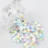 NDI Beauty Ice Mylar Nail Art Sparkly Glitter Silver Laser Butterfly - 40g -Best Manicure Store 18452 600 55272 17616 22467.1629303768