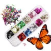NDi Beauty Ice Mylar Nail Art Sparkly Glitter Silver Laser Butterfly - 12 Colors 1 NDi Beauty Ice Mylar Nail Art Sparkly Glitter Silver Laser Butterfly - 12 Colors -Best Manicure Store 18458 600 91556 24039 58189 40150.1629304394
