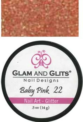 Glam & Glits Nail Art Glitter: Baby Pink - 1/2oz 4 Glam & Glits Nail Art Glitter: Baby Pink - 1/2oz - Image 2
