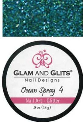 Glam & Glits Nail Art Glitter: Ocean Spray - 1/2 Oz 3 Glam & Glits Nail Art Glitter: Ocean Spray - 1/2 Oz