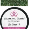 Glam & Glits Nail Art Glitter: Sea Green - 1/2oz