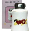 Flower Patterned Porcelain Bottle With Stainless Steel Liquid Pump - 8 Oz. -Best Manicure Store 19503 ebay 51062 10951 52478 48655 27589 08733 95485.1629302292