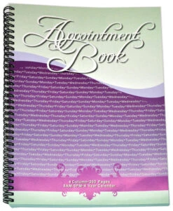 Appointment Book - 6 Col/200pg -Best Manicure Store 19660 ebay 39512 84039 55134 88301 95470 59881.1632331632