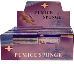 Dr. Nail Dual Side Pumice Bar 2-in-1 - Coarse / Medium - 24 Ct