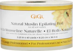 GiGi Natural Muslin Epilating Roll - 3.25" X 40 Yds