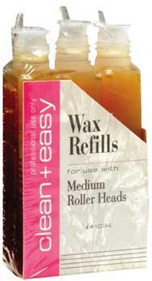 Clean + Easy Medium Original Face Wax Refill - 3 Pack
