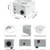 NDi Beauty Professional Single Wax Warmer 1 NDi Beauty Professional Single Wax Warmer -Best Manicure Store 25279 4 98554 57273.1629332892