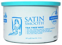 Satin Smooth Tea Tree Wax With Eucalyptus - 14oz