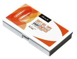 Ibd Clear Soft Gel Tips - Short Almond - 504 CT
