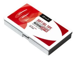 Ibd Clear Soft Gel Tips - Medium Coffin - 504 CT -Best Manicure Store 36205 1 41822 21225.1680736115