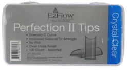 EzFlow Perfection II Tips - Crystal Clear - 100ct