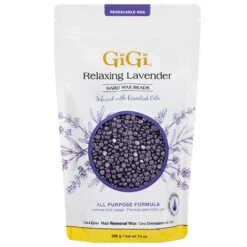 GiGi Relaxing Lavender Hard Wax Beads - 396 G / 14 Oz