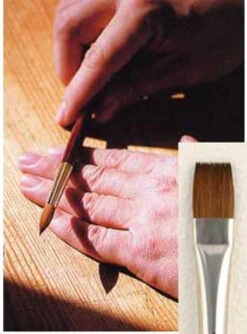 Master Kolinsky Gel/Acrylic Nail Brush - Flat# 8 -Best Manicure Store 8flat 06923 15975 84636 35502 64779 72537 07222.1629300180