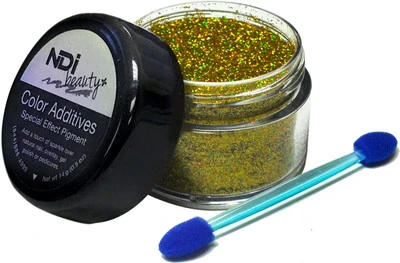 NDI Beauty Color Additives Glitter Rainbow Gold - .5oz 3 NDI Beauty Color Additives Glitter Rainbow Gold - .5oz