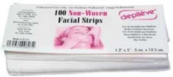 Depileve Facial Non-Woven Strips - 100 Ct