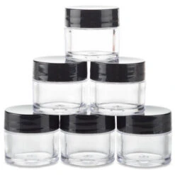 Light Elegance Clear Mixing Containers - 8 Ml, 6 Count
