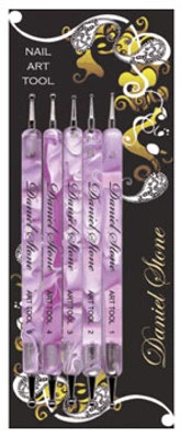 Dot Tool Marble Handle - Pink5-piece Set