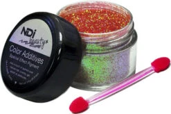 NDI Beauty Iridescent Glitter Rune Seeker Red - .5oz