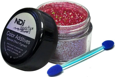 NDI Beauty Iridescent Glitter Lava Storm Red - .5oz 3 NDI Beauty Iridescent Glitter Lava Storm Red - .5oz