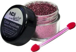 NDI Beauty Metallic Glitter Pink Kisses - .5oz