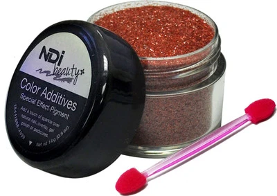 NDI Beauty Mica Elements Glitter Coral Crus - .5oz 3 NDI Beauty Mica Elements Glitter Coral Crus - .5oz