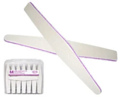 Berkeley Jumbo Taper White Nail File - 50 Files - 180/180 Grit
