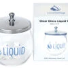 Liquid Cup With Lid Clear Glass - LC133 -Best Manicure Store LC133 Z1 41468 87596 20932 03291 18924 52299 89800.1629301002