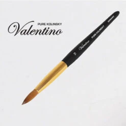 Valentino Pure Kolinsky Black Wood Handle #10