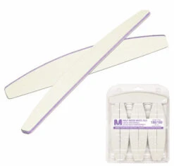 Berkeley Half Moon White Nail File - 50 Files - 180/180 Grit