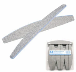 Berkeley Half Moon Zebra Nail File - 50 Files - 100/100 Grit