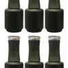 DL Pro Empty Black Amber Glass Polish Bottle .5 Oz - 6 PCS -Best Manicure Store SL1502 6 44546.1706824190