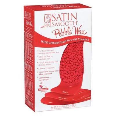 Satin Smooth Wild Cherry Pebble Wax With Vitamin E - 35 Oz. ( 2 Lbs. 3 Oz.)/ 990 G 3 Satin Smooth Wild Cherry Pebble Wax With Vitamin E - 35 Oz. ( 2 Lbs. 3 Oz.)/ 990 G