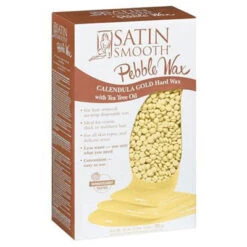 Satin Smooth Calendula Gold Pebble Wax With Tea Tree Oil- 35 Oz. ( 2 Lbs. 3 Oz.)/ 990 G