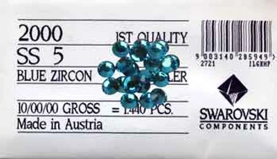 Swarovski Rhinestone - Blue Zircon - 1440ct 3 Swarovski Rhinestone - Blue Zircon - 1440ct