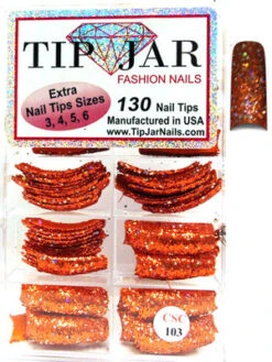 Tip Jar Fashion Nails Glitter Tips - CSC103