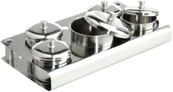 DL Pro Manicure Liquid & Powder Jar Set - 5 Pc